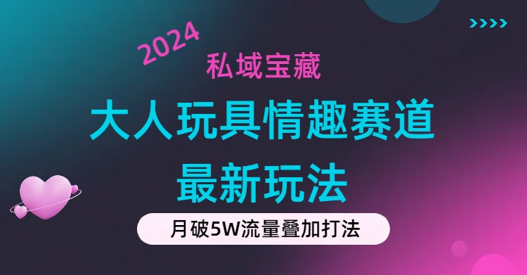 （11541期）私域宝藏：大人玩具情趣赛道合规新玩法，零投入，私域超高流量成单率高-艾科轻创网