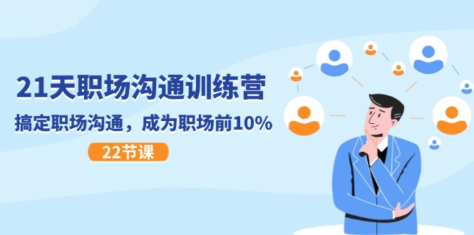 （11615期）21天职场沟通特训营，搞定 职场沟通，成为 职场前10%（22节）-艾科轻创网