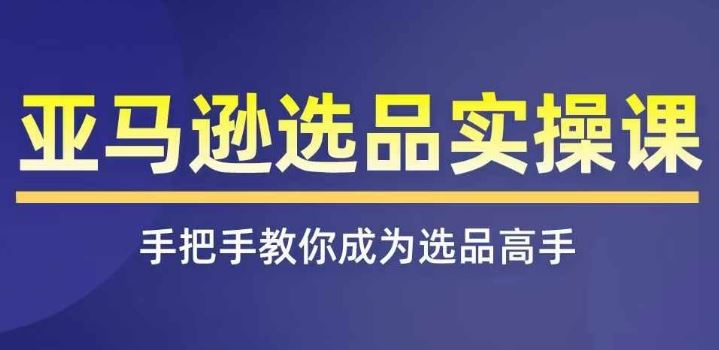 亚马逊选品实操课程，快速掌握亚马逊选品的技巧，覆盖亚马逊选品所有渠道-艾科轻创网