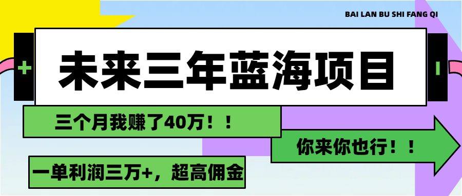 （11716期）未来三年，蓝海赛道，月入3万+-艾科轻创网