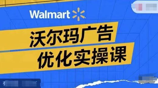 沃尔玛广告优化实操课，广告报告实操讲解，广告如何提高转化和ROAS等-艾科轻创网