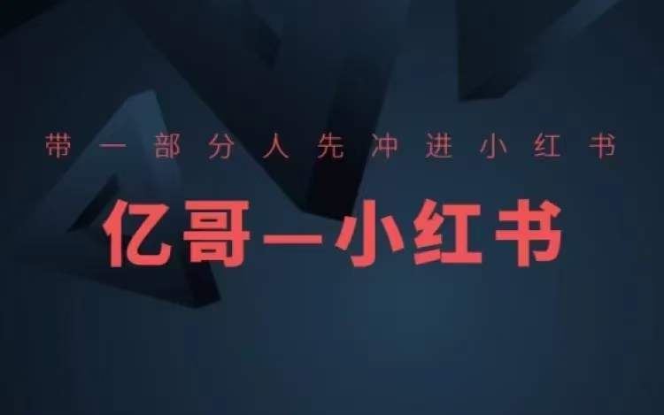 ​​带一部分人先冲进小红书，小红书开店、选品、爆款裂变-艾科轻创网