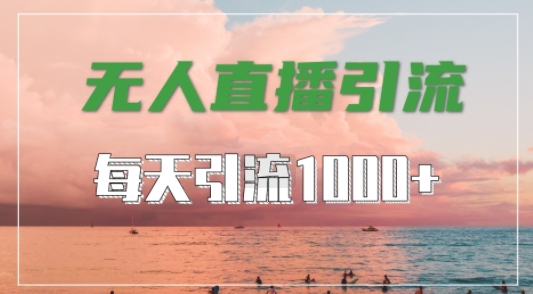抖音快手视频号全平台通用，无人直播引流法，超暴力引流1000+高质量精准创业粉【揭秘】-艾科轻创网