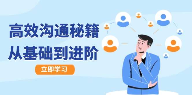 高效沟通秘籍：成长有方向，从基础到进阶，图文音频一应俱全-艾科轻创网